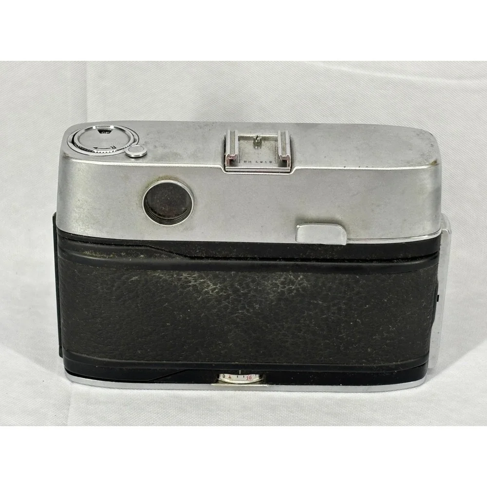 Agfa Optima I 35mm Film Camera Color-Agnar 1:2.8/45mm Lens Vintage Silver Black